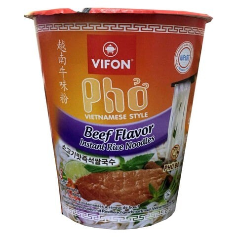 Vifon Beef Flavour Instant Rice Noodles 60g