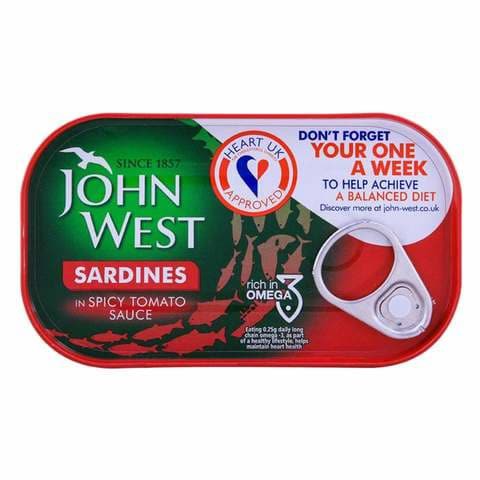 John West Sardines In Spicy Tomato 120g