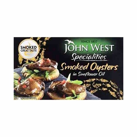 John West Smoked Oyesters In Sunflower Oil 85g