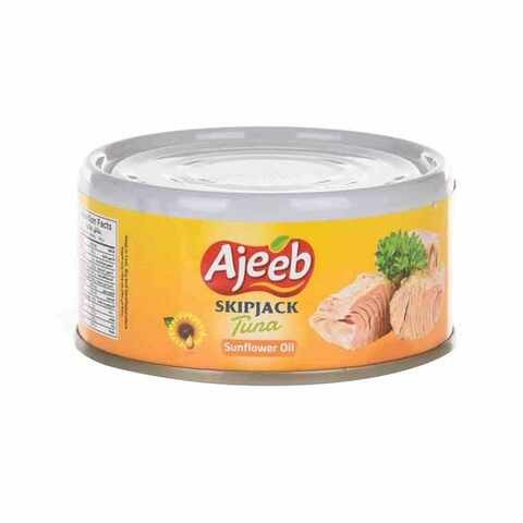 Ajeeb Skipjack Tuna In Sunflower Oil 170g