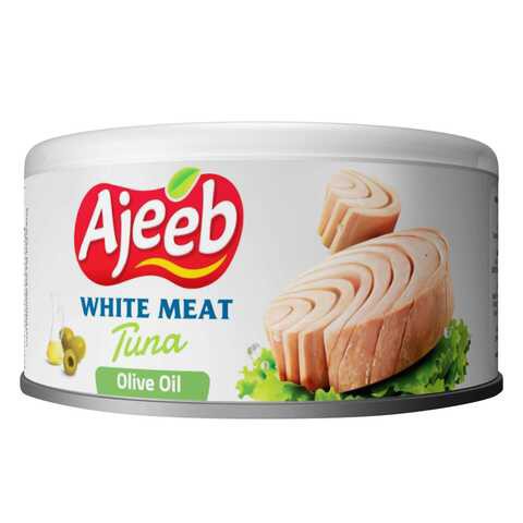 Ajeeb White Meat Tuna In Olive Oil 170g