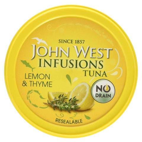 John West Infusions Tuna lemon &amp; Thyme 80g