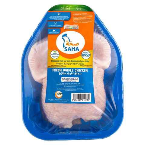 Saha Fresh Whole Chicken Tray Pack 1000g