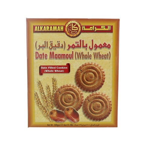 Al karamah Whole Wheat Date Maamoul 500g