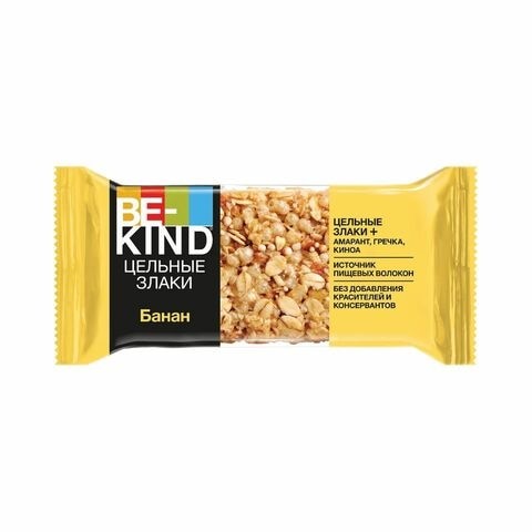 Be-Kind Whole Grains Banana Cereal Bar 30g