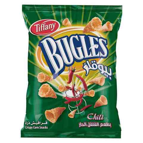 Tiffany Bugles Chili Crispy Corn Snacks 100g