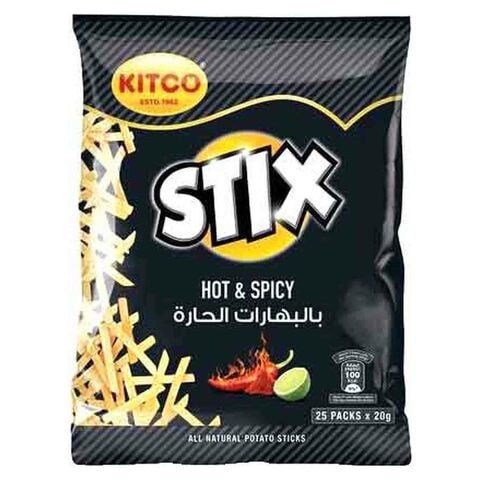 Kitco Stix Hot And Spicy 20g x25