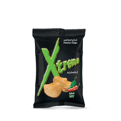 Xtreme Hot Flavor Potato Chips 55g