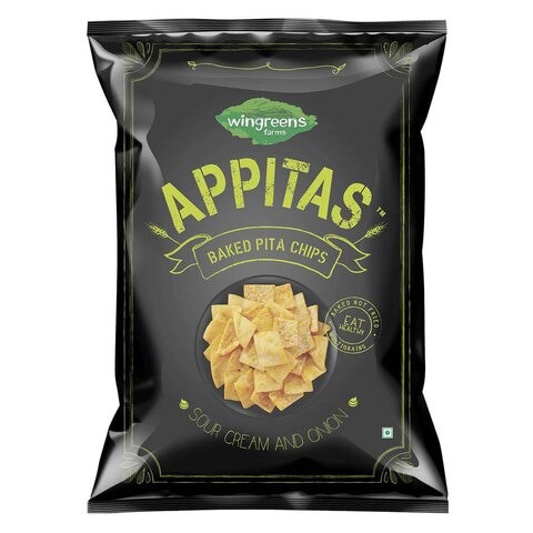 Wingreens Farms Appitas Sour Cream Pita Chips 150g