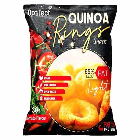 Optitect Quinoa Ring Tomato Snacks 30g