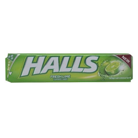 Halls Fresh Lime Candy 25.2g