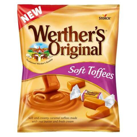 Werther&#39;s Original Soft Cream Caramel Toffees 100g