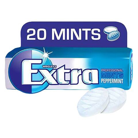 Wrigley&#39;s Extra Mints Pro Peppermint Candy 20 Pieces