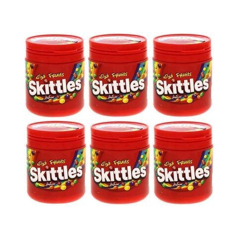 Skittles Mixed Fruit Candy Bottle 125g x6