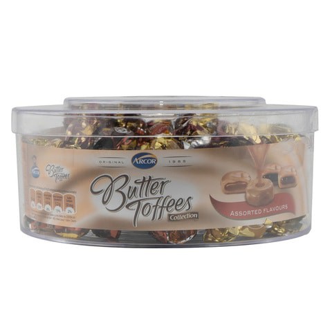 Arcor Assorted Flavour Butter Toffees 400g