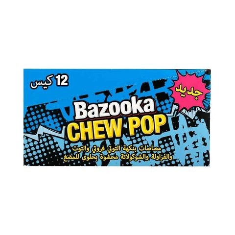 Bazooka Chew Pop Share Bag 140g x12