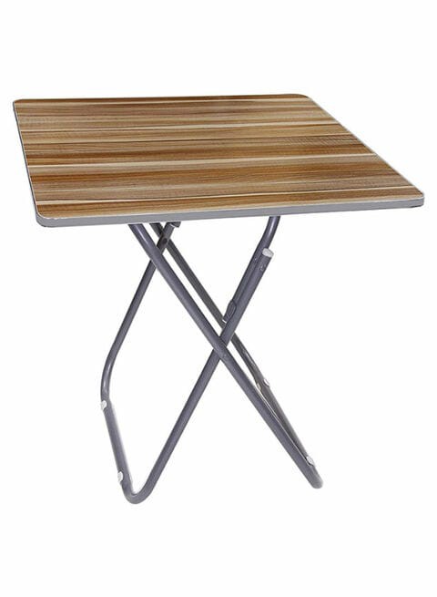 Square Wooden Table Multicoloured 70x70 Centimeter