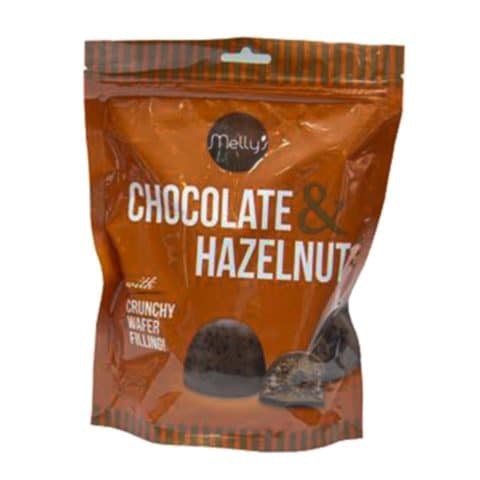 Melly&#39;s Chocolate and Hazelnut Crunchy Wafer Filling Pouch 100g