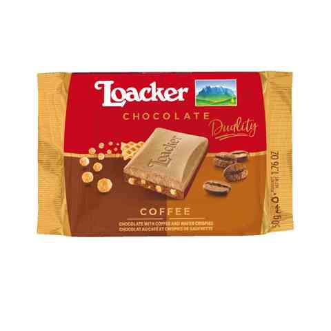 Loacker Chocolate Bar Duality Coffee 50g