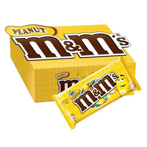 M&amp;M&#39;s Peanut Chocolate 45g x Pack of 24