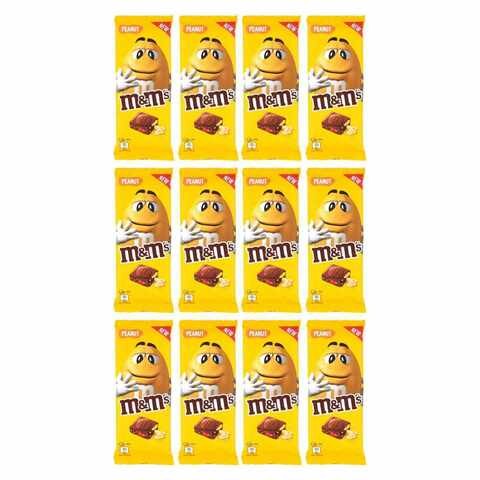 M&amp;M&#39;s Peanut Milk Chocolate Block 165g x16