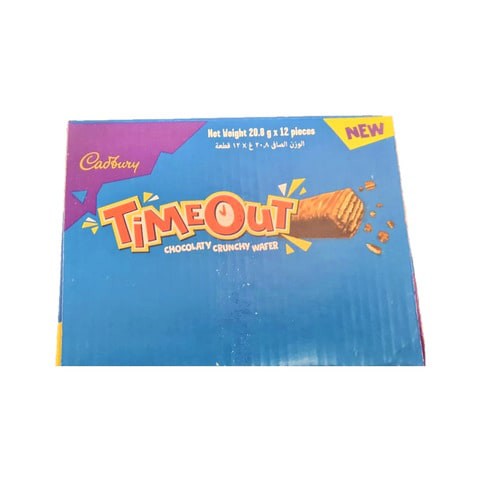 Cadbury Time Out Chocolate Wafer 20.8gx12