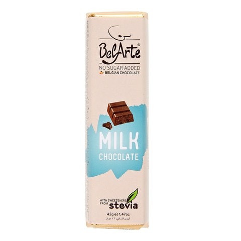 BELARTE SF MILK CHOCO BAR 42G