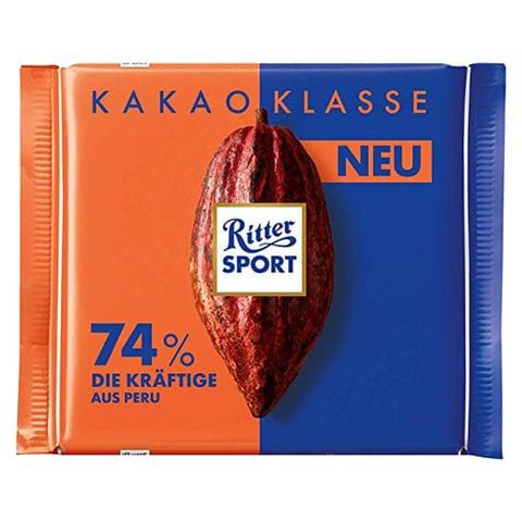 Ritter Sport Cocoa 74% Peru 100g