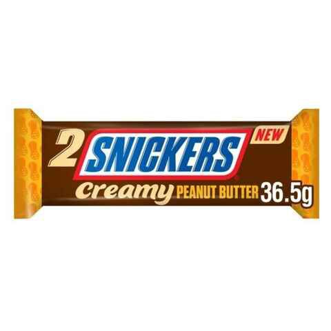 Snickers Creamy Peanut Nut Butter Chocolate Bar 36g