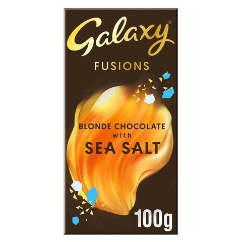 Galaxy Fusions Blonde Chocolate With Sea Salt 100g