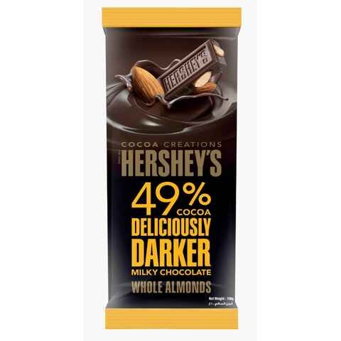 Hershey&#39;s Dark Chocolate Almond Bar 100g