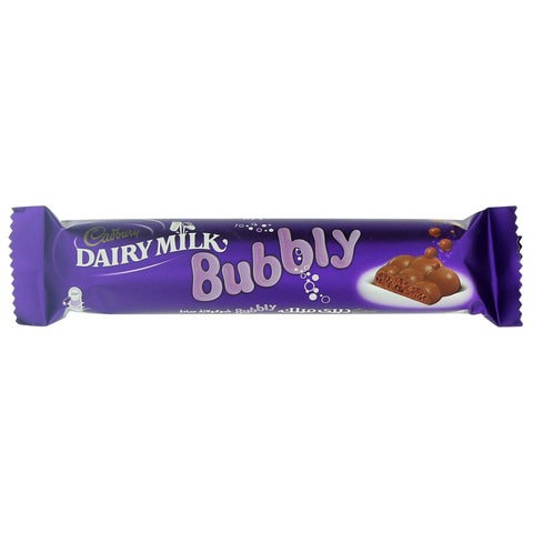 Cadbury Dairy Milk Bubbly Chocolate 28g