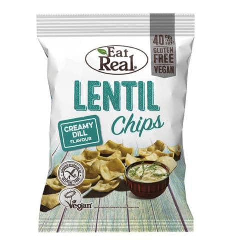 Eat Real Lentil Creamy Dill Chips 40g