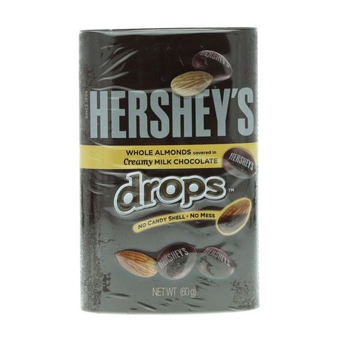 Hershey&#39;s Drops Almond Tin 60g