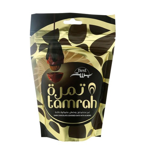 Best Tamrah Dark Chocolate Covered Date with Almond 100g