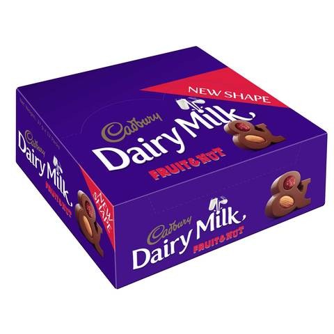 Cadbury Dairy Milk Fruit and Nut 37g x Pack of 12