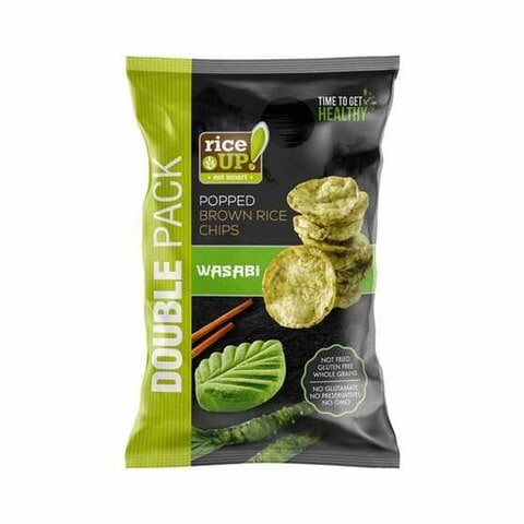 RiceUp Wasabi Brown Rice Chips Wasabi 120g