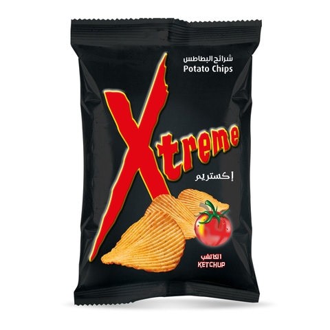 Xtreme Ketchup Flavor Potato Chips 185g