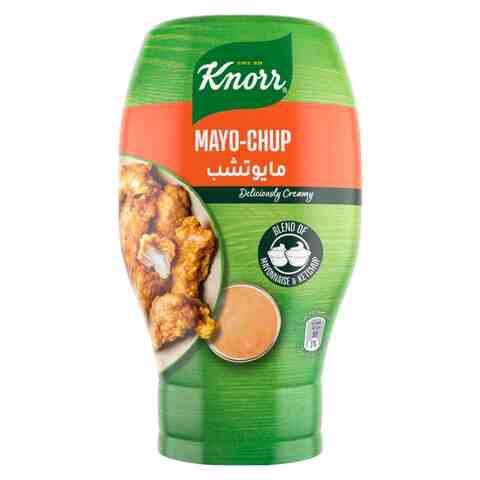 Knorr Flavoured Mayonnaise Ideal As A Dip Dressing Or Spread Mayochup Blend Of Mayonnaise &amp; Ketchup 295ml