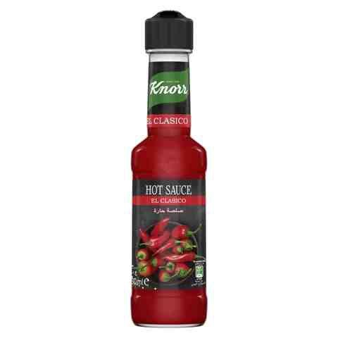 Knorr  Hot Sauce For Topping &amp; Dressing El Classico With 60% Hot And Spicy Pepper Juice 50ml