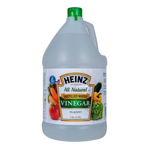 Heinz Natural White Vinegar, USA (3.78Ltrs X 6), 50 Grain Strength, Distilled