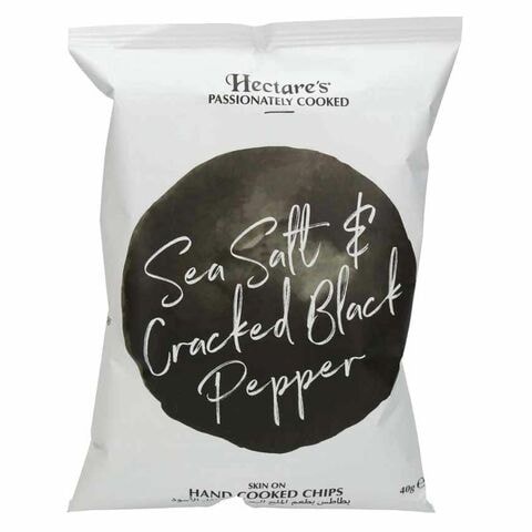 Hectare&#39;s Potato Chips Sea Salt &amp; Cracked Black Pepper 40g