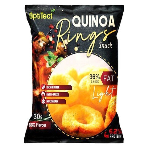 Optitect Quinoa Ring BBQ Snacks 30g