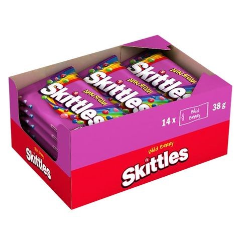 Skittles Dragees Wild Berries 38g x Pack Of 14