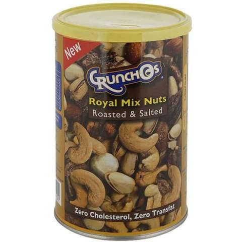 CRUNCHOS ROYAL MIX NUTS - 350G CAN