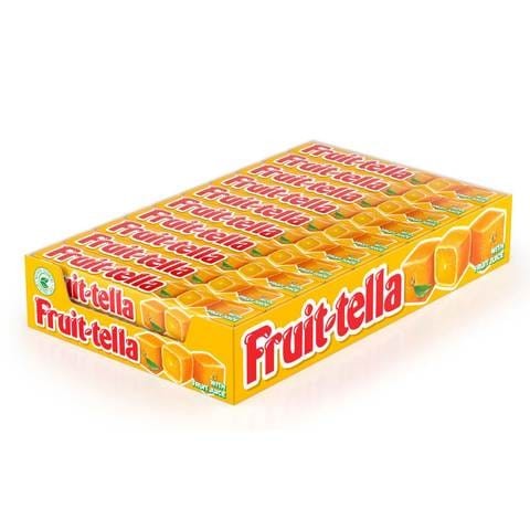 Fruittella Orange Chewy Toffee Stick 36g x Pack of 20