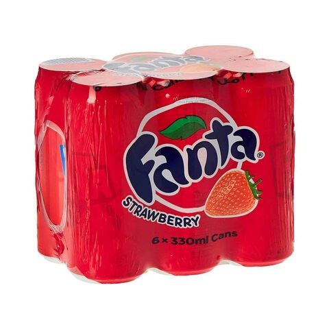 FANTA STRAWBERRY CAN 330MLX6