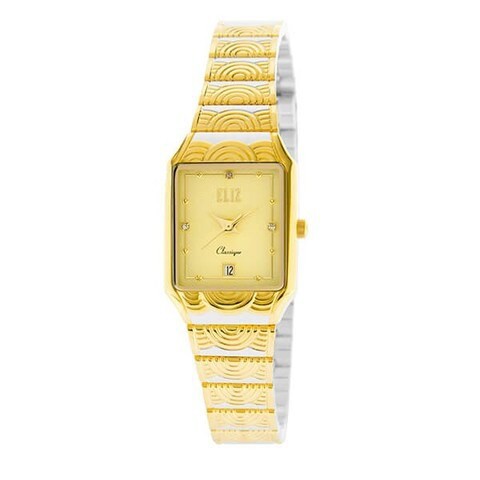 Eliz - Ladies Gold Case Watch - ES8564L2TCT