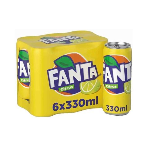 FANTA CITRUS CAN 330MLX6