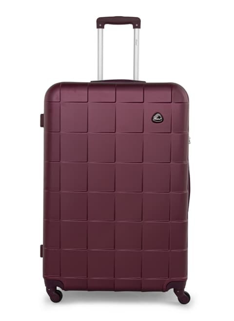 Senator Hardside Large Check-in Size 82 Centimeter (32 Inch) 4 Wheel Spinner Luggage Trolley in Burgundy Color A207-32_BGN